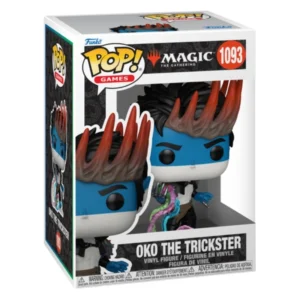 Funko Pop Oko The Trickster 1093 Magic The Gathering en su caja original, vista lateral.