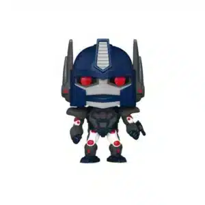 Funko Optimus Primal de Transformer. color azul y ojos rojos