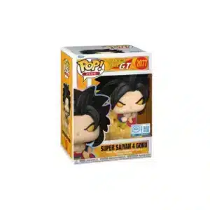 Funko Super Saiyan 4 Goku de Dragon Ball GT. Una edicion especial con su espectacular pelo negro y posicion de ataque