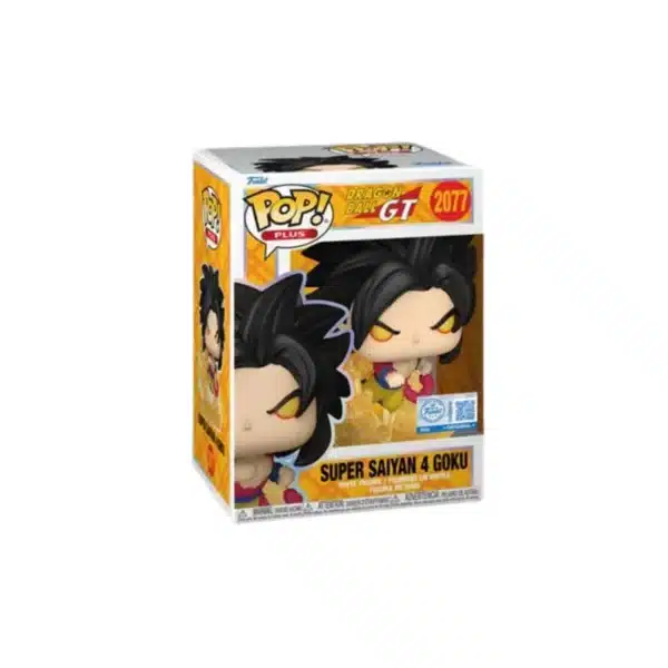 Funko Super Saiyan 4 Goku de Dragon Ball GT. Una edicion especial con su espectacular pelo negro y posicion de ataque