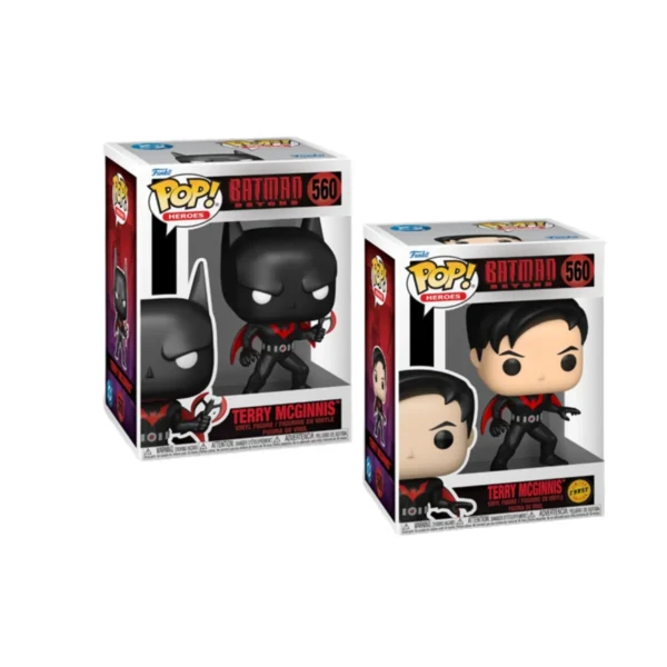 Funko Terry Mcginnis Bundle de Dc Comics. Las dos versiones con su traje negro