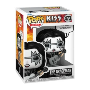 Funko Pop The Spaceman 473 KISS Rock en su caja con vista lateral de la tienda de figuras coleccionables online spain dreampsop especializada en funko pop y youtooz