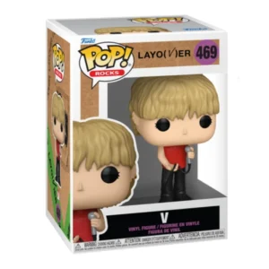 Funko Pop V 469 BTS en su caja con vista lateral de la tienda de figuras coleccionables online spain dreampsop especializada en funko pop y youtooz