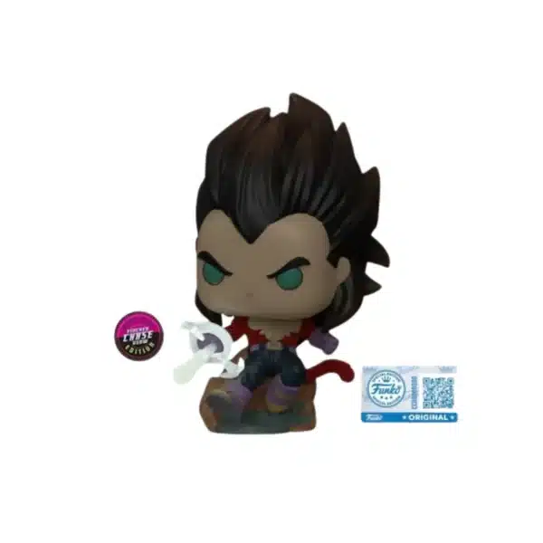 Funko Super Saiyan Flocked CHASE. Vegeta en su mejor versión.