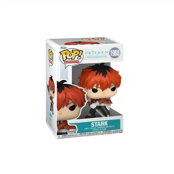 Funko anime de Stark con su hacha. Aventurero de Frieren