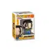 Funko del personaje Super Android de Dragon Ball. Lleva traje azul y un par de mechones de pelo en la cara