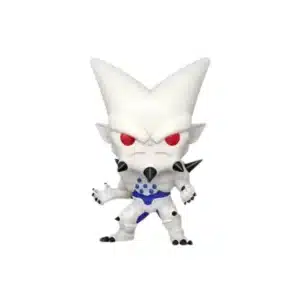 Funko Yi Shinron personaje de Dragon Ball con su apariencia blanca y ojos rojos listo para el combate