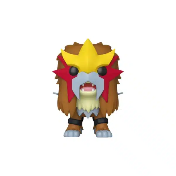 funko pop entei sdcc 2025 pokemon con cara colorida y aspecto de perro