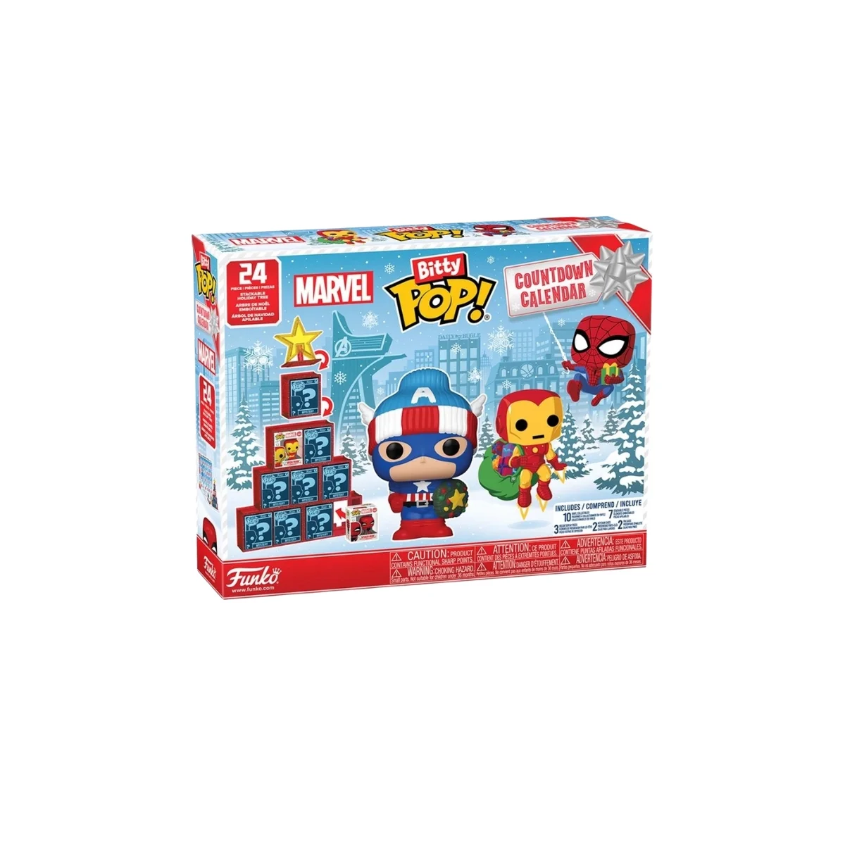 Funko Calendario adviento Marvel Comics Bitty POP