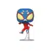Funko Spider Boy 1511 exclusivo de marvel. Pieza unica del hombre araña con traje azul y rojo y ojos amarillos