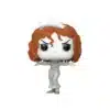 Funko Baby 1852 (Glitter). Figura con vestido brillante blanco, manos abiertas y corona sobre la cabeza