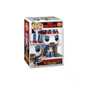 Funko Captain Spaulding 1850 plus. Payaso con manos abiertas y gorro azul y blanco