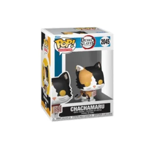 Funko Chachamaru 2045. Gatito amarillo y negro con ojos amarillos