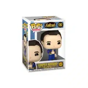 Funko Cooper Howard 1767 CHASE de Fallout. Traje azul, pulgar arriba y pelo negro