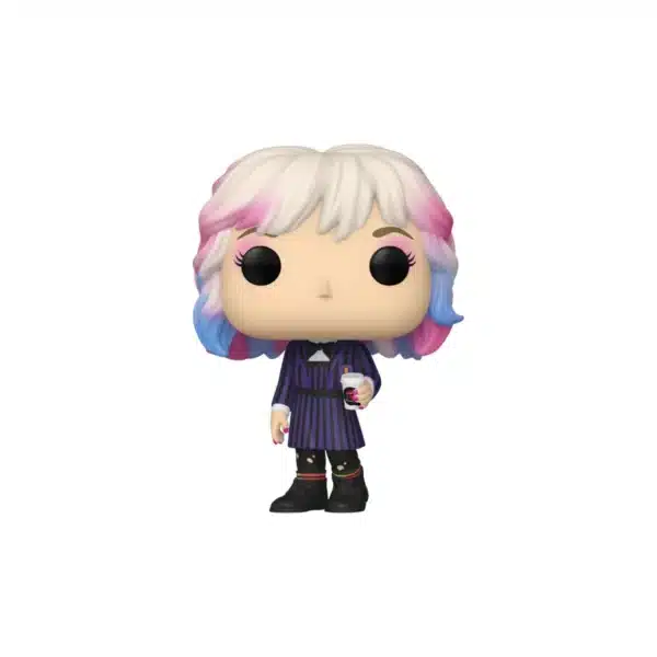 Funko Enid Sinclair 1816 de wednesday. Aparece con su uniforme negro y pelo de colores