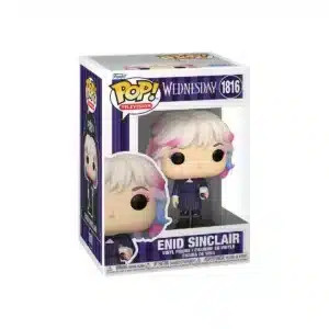 Funko Enid Sinclair 1816 de wednesday. Aparece con su uniforme negro y pelo de colores