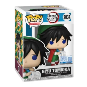 Funko Pop Giyu Tomioka 2034 SE Demon Slayer en su caja con vista lateral de la tienda de figuras coleccionables online spain dreamspop