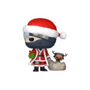 Este Funko de Kakashi Hatake se le ve vestido de Papá Noel