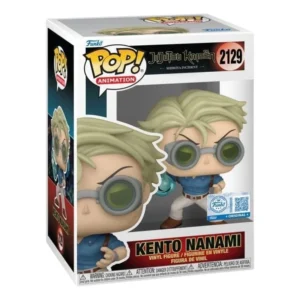 Funko Pop Kento Nanami 2129 SE Jujutsu Kaisen en su caja con vista lateral de la tienda de figuras coleccionables online spain dreamspop