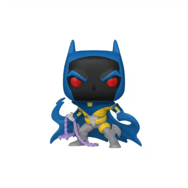 Finko knightfall batman 571. Pose de ataque con traje azul y gris