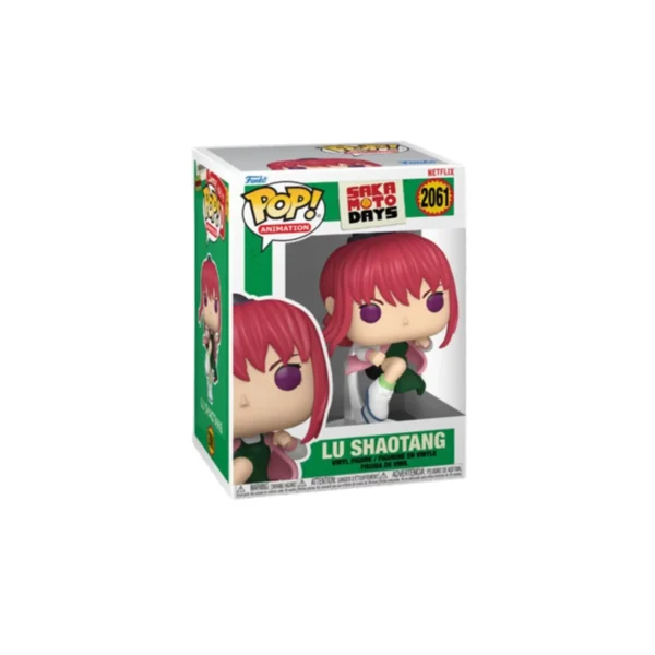 Funko Lu Shaotang 2061. Pose con patada y pelo rosa