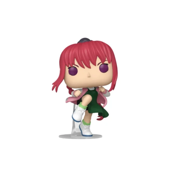 Funko Lu Shaotang 2061. Pose con patada y pelo rosa