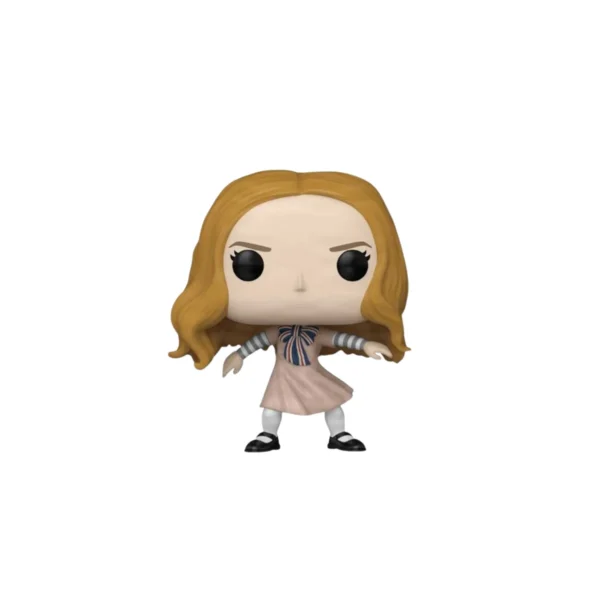 Funko Megan 1902. Megan aparece con brazos abiertos, pelo rubio y vestido