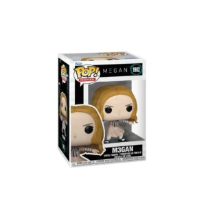 Funko Megan 1902. Megan aparece con brazos abiertos, pelo rubio y vestido