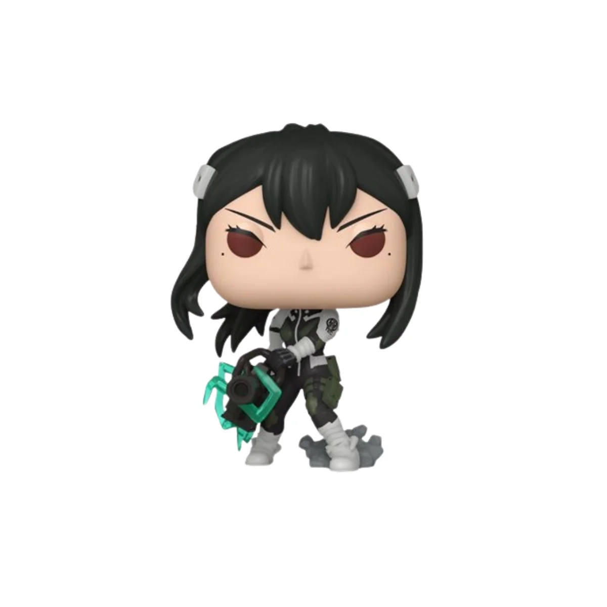 Funko mina ashiro 2083. la comandante aparece con pelo negro y firme semblante