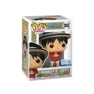 Funko Monkey D. Luffy 2052 SE de One Piece. Manos en cruz, sombrero de paja y traje rojo