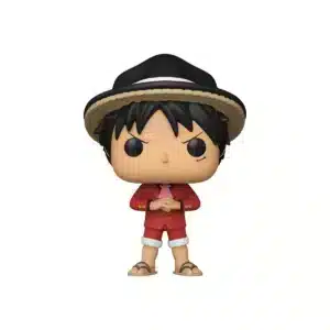 Funko Monkey D. Luffy 2052 SE de One Piece. Manos en cruz, sombrero de paja y traje rojo