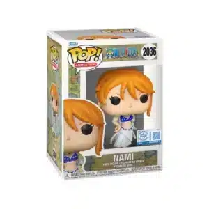 Funko Pop! Nami SE 2036 de One Piece. Descubre a nami con su pelo rubio y vestido blanco