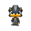 Este Funko vemos a Sonic con colores oscuros y con el traje de Batman.
