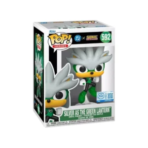 Este Funko vemos a Sonic con pelo gris y guantes blancos