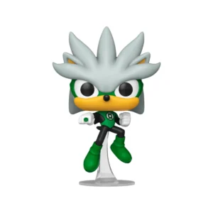 Este Funko vemos a Sonic con pelo gris y guantes blancos