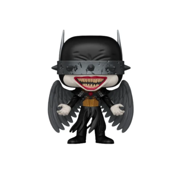 Funko batman who Laughs 572. Traje negro, alas y sonrisa diabolica