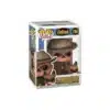 Funko The goul with Cx404 de la serie Fallout. Aparece con su sombrero y gabardina marron. tambien le acompaña su perro que está sentado