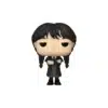 Funko Wednesday Adams 1815. Como siempre, rostro serio, trenzas y tunica negra