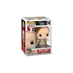 Este es el Funko de Bob Gray que tiene una apariencia con los brazos abiertos.