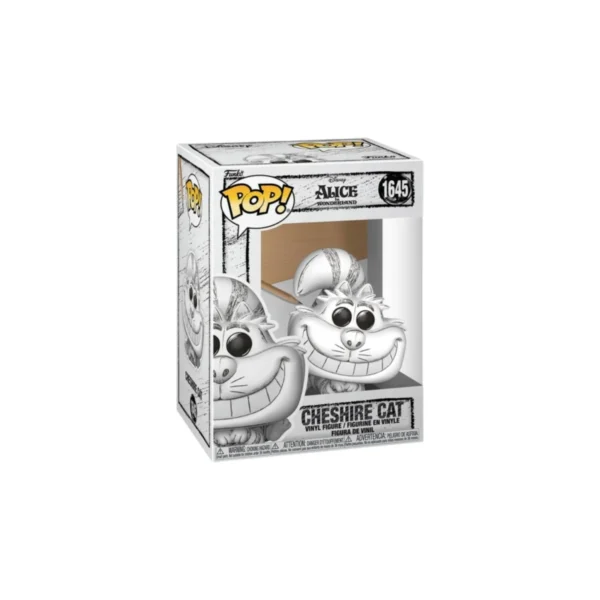 Este es el Funko de Cheshire Cat el cuál es un gato que se ve con una sonrisa gigante.