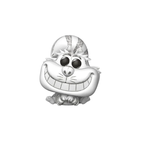 Este es el Funko de Cheshire Cat el cuál es un gato que se ve con una sonrisa gigante.