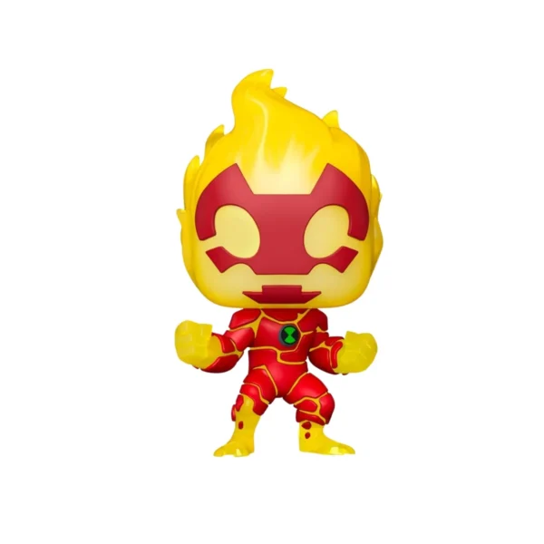 Funko Heatblast de la serie de dibujos Ben 10. Encontramos la version del hombre de fuego en esta increible figura pop