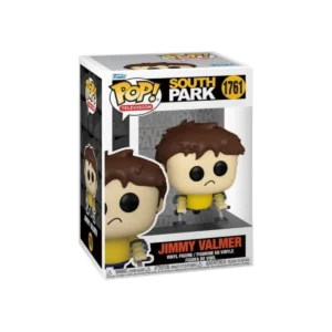 Este Funko Jimmy Valmer 1761 se puede ver con el pelo alocado y muletas en sus manos.