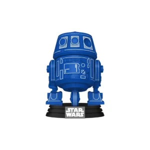Es un droide de color azul y corresponde a la saga Star Wars