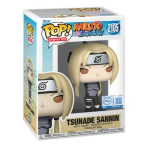 Funko Pop Tsunade Sannin 2105 SE Naruto en su caja con vista lateral de la tienda de figuras coleccionables online spain dreamspop