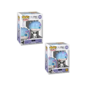 Funko Rem 2113 Bundle Re Zero incluye la version regular y el Chase de Rem