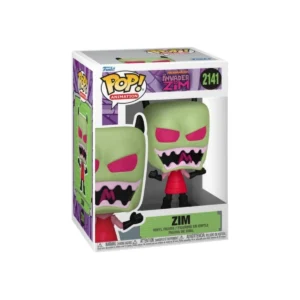 Funko Zim 2141 de Nickeledeon. Zombie verde con ojos rojos y aspecto terrorifico