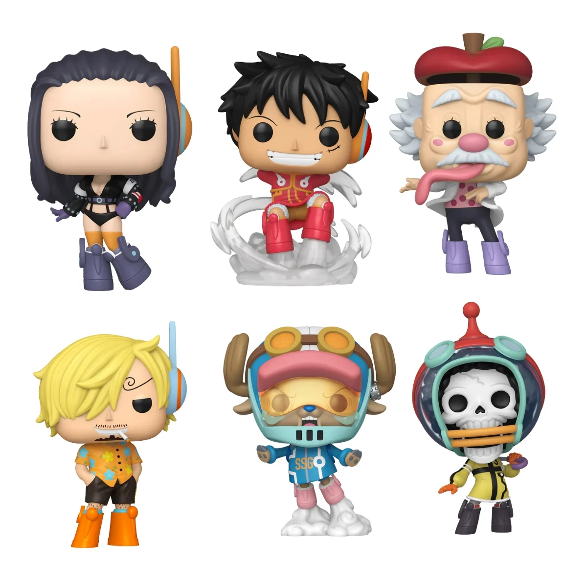 Este es el Funko Bundle de One Piece que lo componen 6 piezas diferentes.