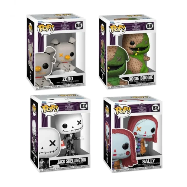 Este en el Funko Bundle de Pesadilla antes de Navidad, vemos que son muñecos con deformidades en todos sus cuerpos.