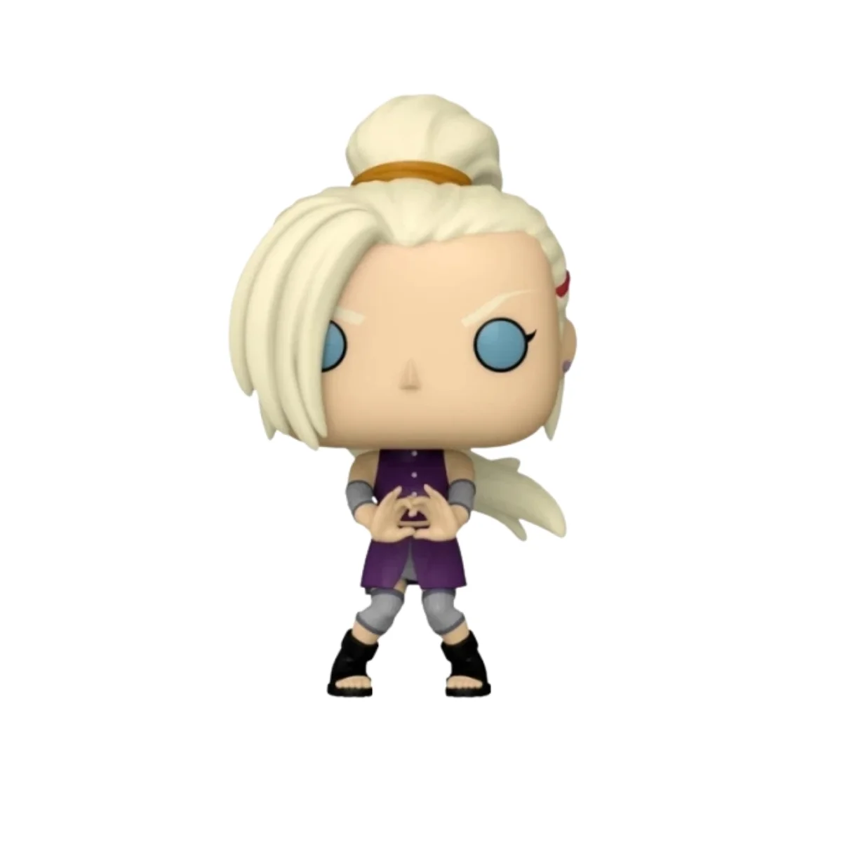 En este Funko de Ino Yamanaka 1506, la observamos con un atuendo ninja y su pelo de color rubio.